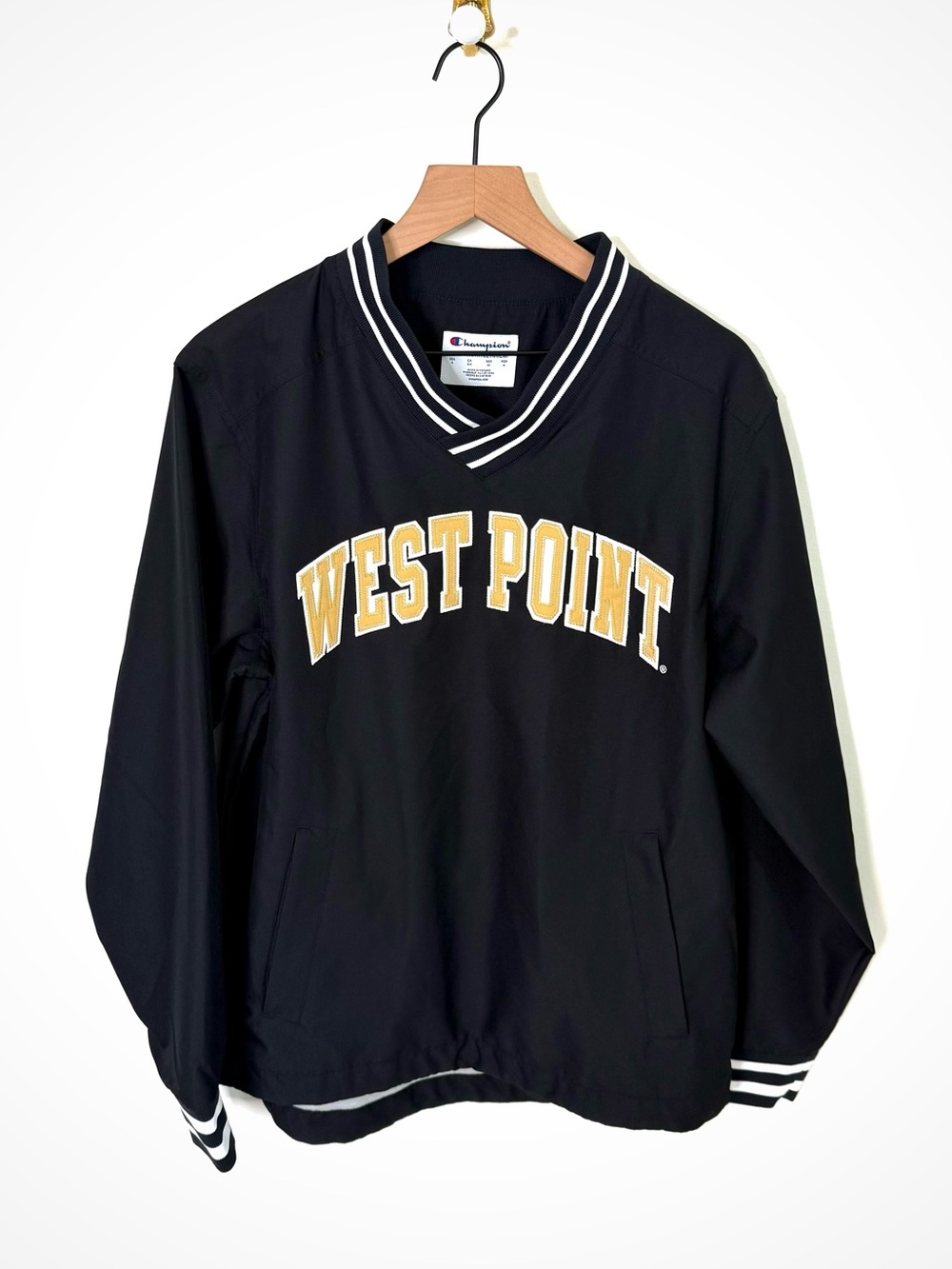 West Point Champion Windbreaker Pullover | S
